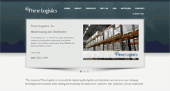 Desktop Screenshot of primelogistics.com